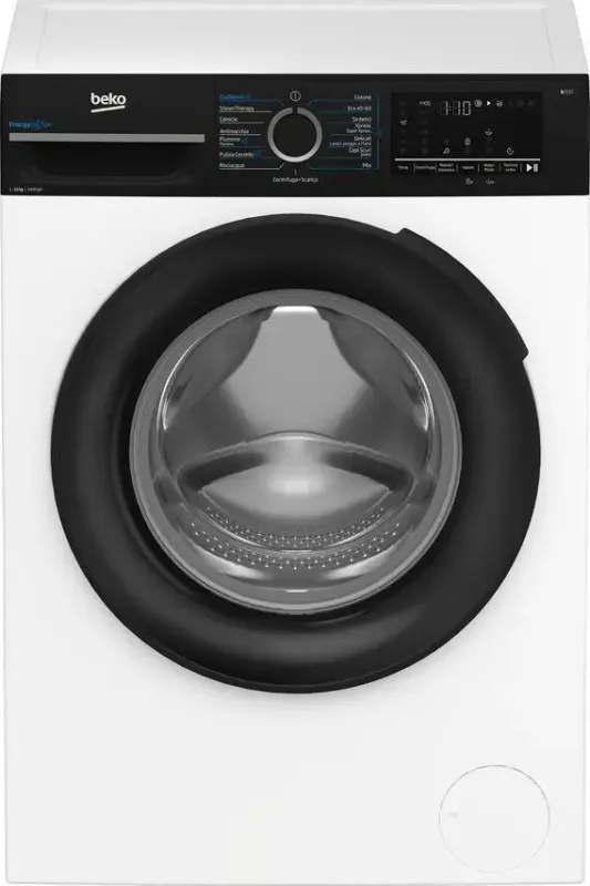 Beko BMGWT41241B B300 Lavatrice A Libera Installazione 12 Kg, 1400 Giri, Energyspin, Classe A, Nero Bianco Di Tendenza