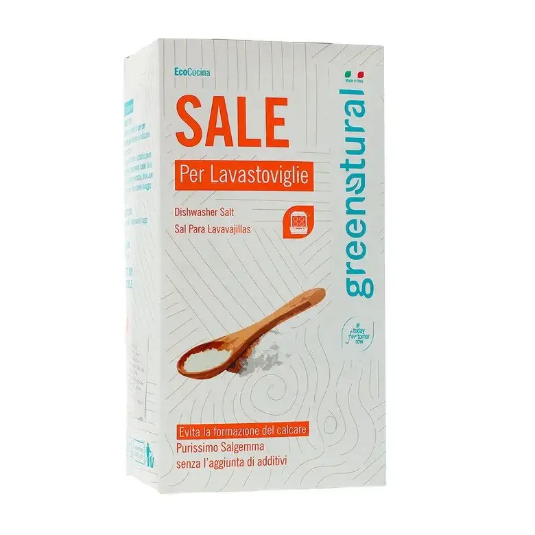 Greenatural PRO991 detersivo per lavastoviglie 1000 kg 1 pz Sale per lavastoviglie Cristallo Compra Adesso