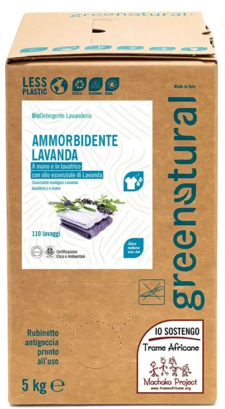 Solo Oggi Greenatural BAG505 detersivo per bucato Universale Ammorbidente 5 kg