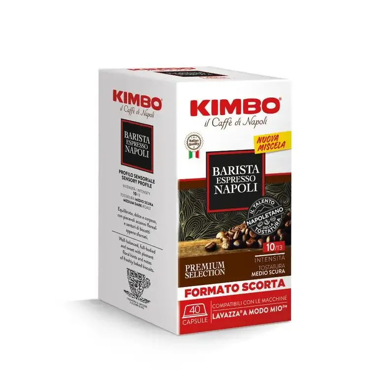 Ultime Pezzi Kimbo Barista Espresso Napoli Capsule caffè Medium-dark roast 4 pz