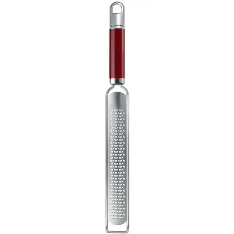 Soddisfatti O Rimborsati KitchenAid KGEM3114ER grattugia e spiralizzatore manuali Grattugia piatta Rosso, Acciaio inox