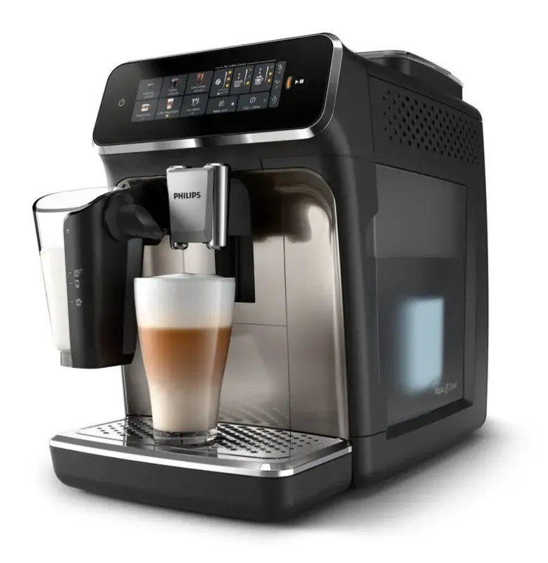 Novità Philips Series 3300 LatteGo EP3347/90 Macchina da caffè automatica, 6 bevande, 1.8 L, cappuccinatore, macine in ceramica