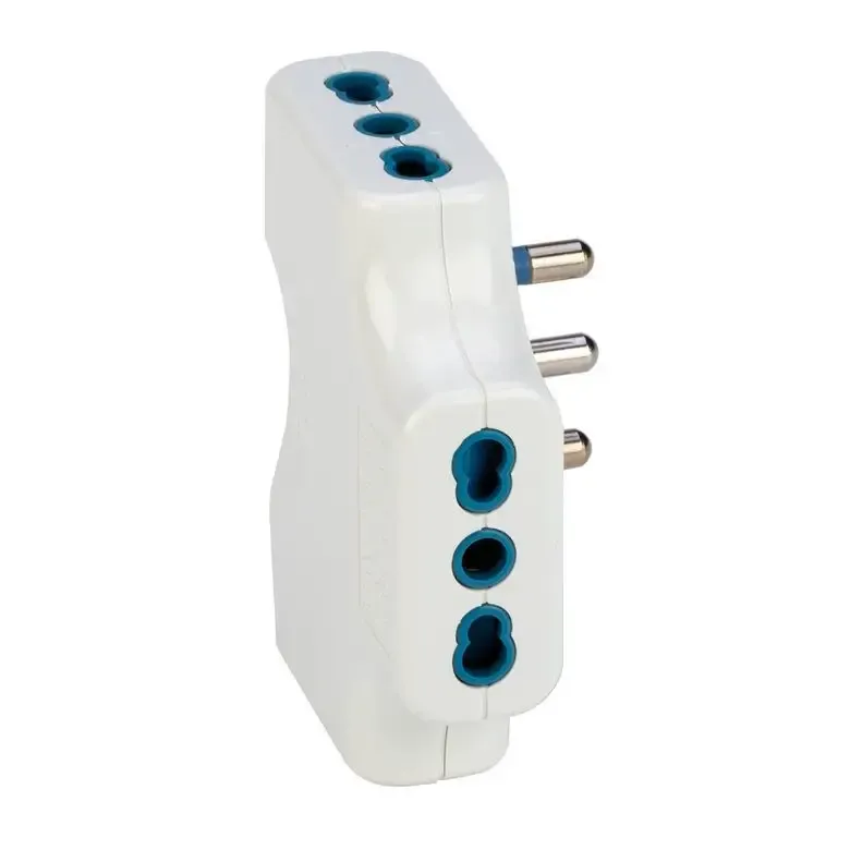 Offerta Speciale Poly Pool PP2353 adattatore per presa di corrente Tipo L (IT) Bianco