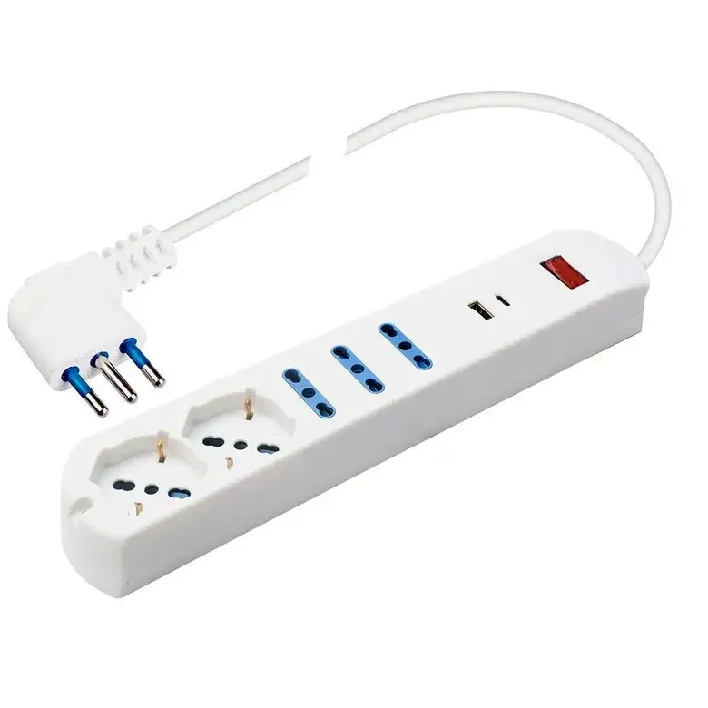 Offerta Speciale Poly Pool PP2535 prolunghe e multiple 1,5 m 5 presa(e) AC Interno Bianco