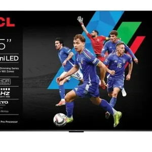 Scelto Dai Clienti TCL Serie C69K Smart TV QD-MiniLED 4K 55" 55C69K, 144Hz, audio Onkyo 2.1, Dolby Vision IQ & Atmos, Google TV