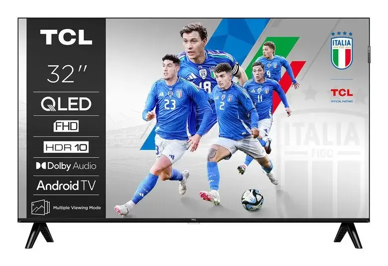 TCL S59K Serie Smart TV QLED FHD 32" 32S59K, Dolby Audio, HDR10, Android TV Offerta Limitata