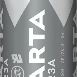 Must-Have Varta LITHIUM Cylindrical CR123A, CR17345 (Batteria a celle rotonde, 3V) Blister da 1
