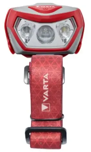 Pagamento Sicuro Varta Outdoor Sports H20 Pro Grigio, Rosso Torcia a fascia LED