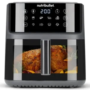 Prezzo Basso NutriBullet CrispLite Vision Singolo 8 L Indipendente 2000 W Friggitrice ad aria calda Nero