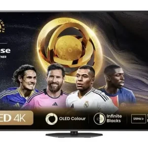 Nuova Collezione Hisense 55A86N TV 139,7 cm (55") 4K Ultra HD Smart TV Wi-Fi Nero, Grigio 150 cd/m²