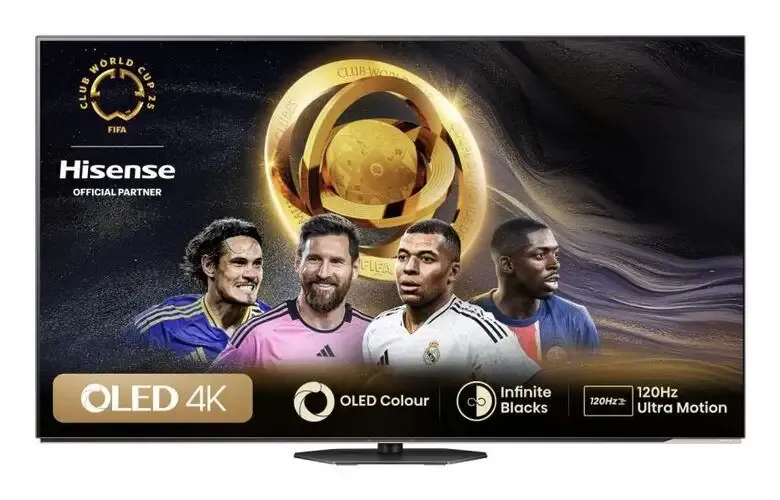 Nuova Collezione Hisense 55A86N TV 139,7 cm (55") 4K Ultra HD Smart TV Wi-Fi Nero, Grigio 150 cd/m²