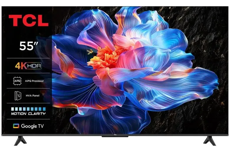 TCL Serie Smart TV 4K Ultra HD 55" Pollici 55P69K, Dolby Audio, HDR10+, Google TV Offerta Limitata