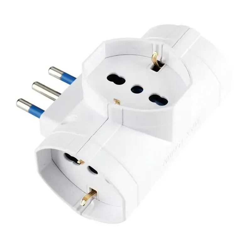POLYPOOL PP2349 adattatore per presa di corrente Tipo L (IT) Bianco Offerta Speciale