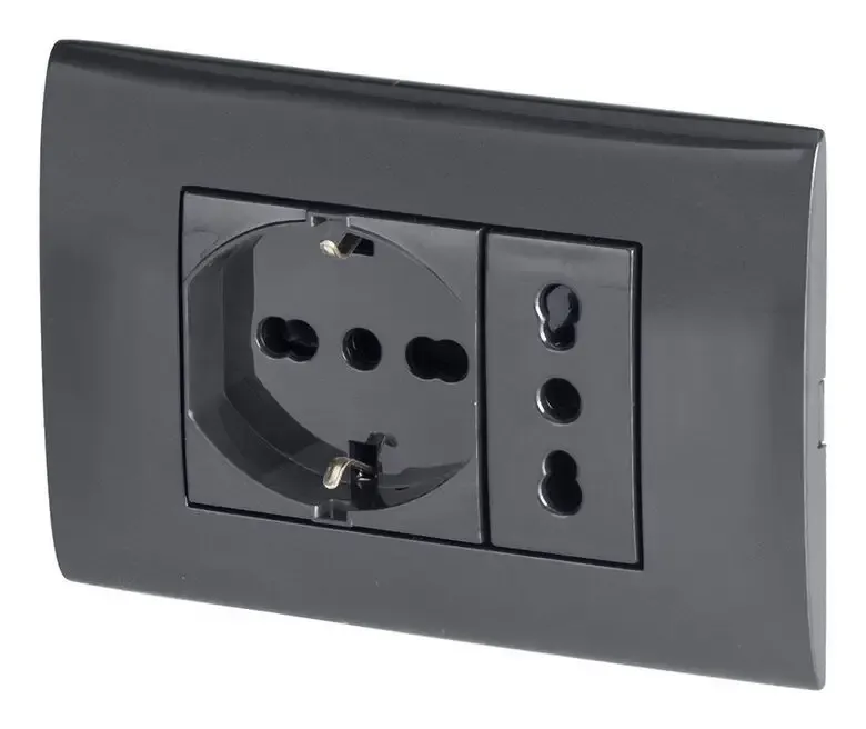 Subito Disponibile POLYPOOL PP6094.1X presa energia 2x AC Antracite