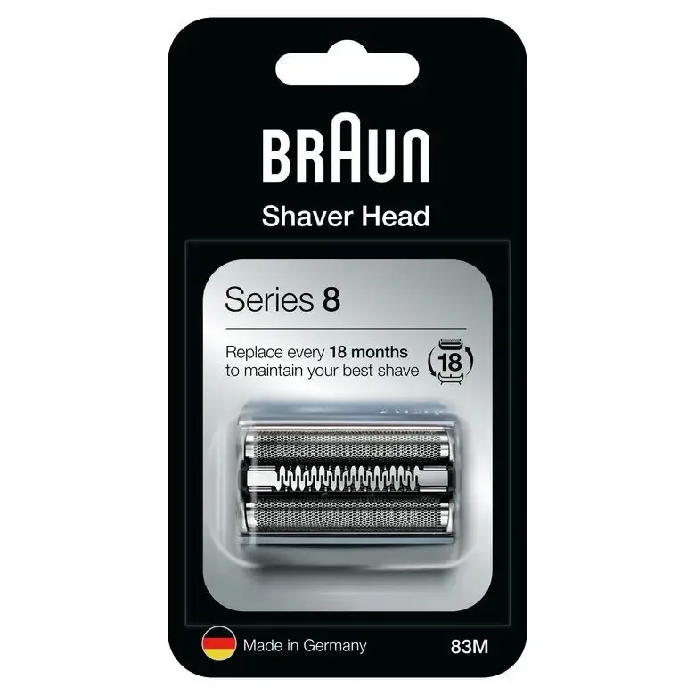A Buon Prezzo Braun Series 8 83M Testina Di Ricambio Per Rasoio Elettrico Uomo - Argento - Compatibile Con Rasoio Elettrico