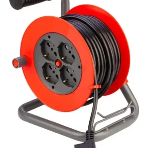 Popolare POLYPOOL PP2707 prolunghe e multiple 10 m 4 presa(e) AC Nero, Arancione