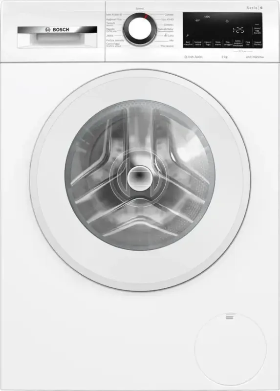 Professionale Bosch WGG244Z6IT Serie 6 Lavatrice A Libera Installazione 9 Kg, 1400 Giri, Classe A, Wi-fi, Bianco