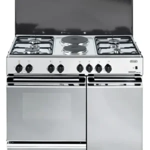 Reso Gratuito CUCINA 86X50 DE LONGHI SEX8542N EDM 4FUOCHI+2 FORNO ELETTRICO COPERCHIO INOX