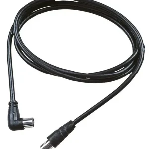 Poly Pool PP0619.1 cavo coassiale 1,5 m F Plug Nero Prezzo Ridotto