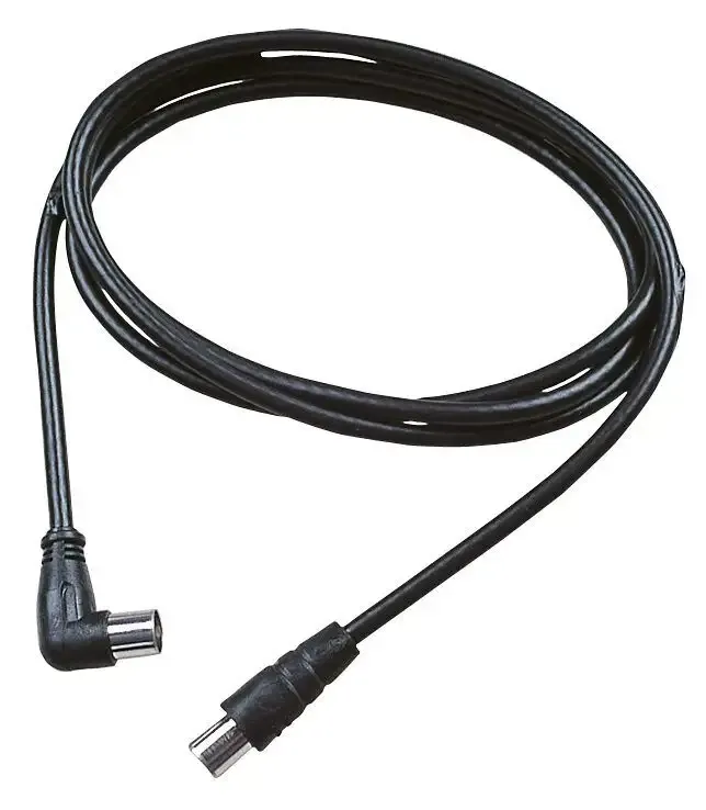 Poly Pool PP0619.1 cavo coassiale 1,5 m F Plug Nero Prezzo Ridotto
