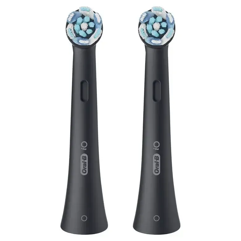 Affare Oral-B Testine di Ricambio iO Series Ultimate Clean Black, testine rotonde di ricambio originali, con setole CrissCross per pulizia e rimozione della placca avanzate e in profondità, 2
