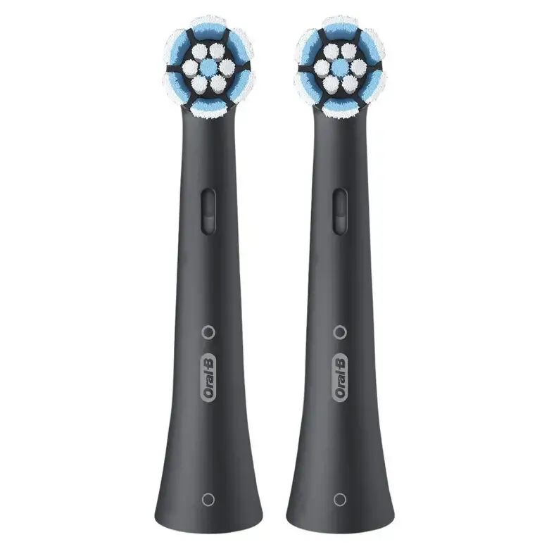 Oral-B Testine di Ricambio iO Series Gentle Care Nere, Testine Rotonde Originali, per Gengive Sensibili, 2 Testine Offerta