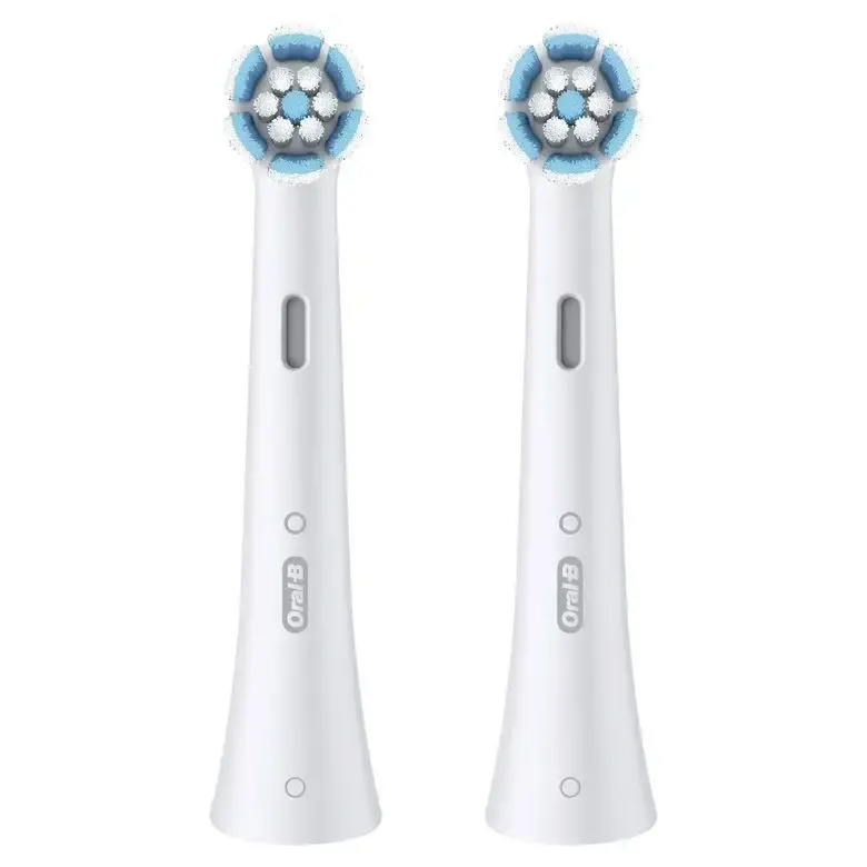 Ultima Occasione Oral-B Testine di Ricambio iO Series Gentle Care Bianche, Testine Rotonde Originali, per Gengive Sensibili, 2 Testine