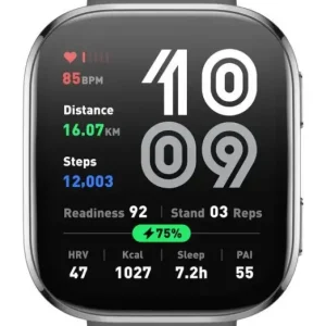 Offerta Amazfit Bip 6 Charcoal 5 cm (1.97") AMOLED Digitale 390 x 450 Pixel Touch screen Argento GPS (satellitare)