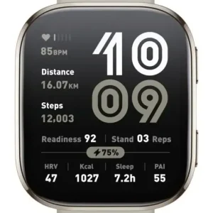 Non Perdere Amazfit Bip 6 Stone 5 cm (1.97") AMOLED Digitale 390 x 450 Pixel Touch screen Oro GPS (satellitare)