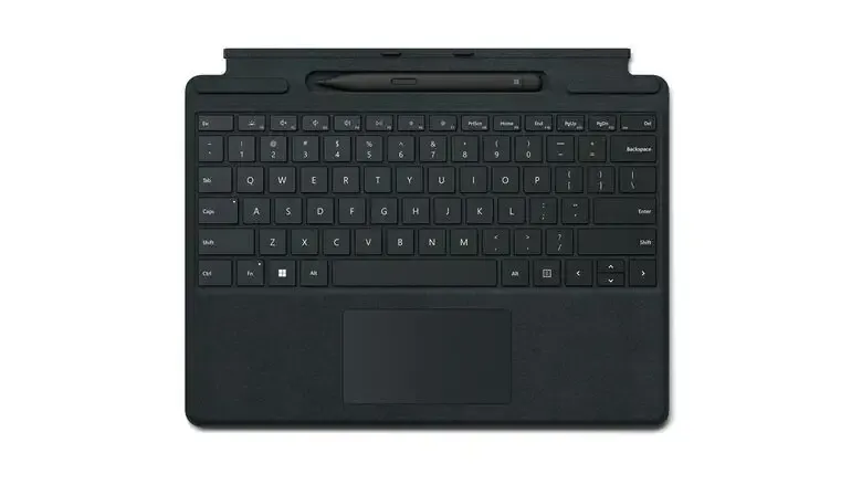 Vendita Finale Microsoft Surface Pro Signature Keyboard w/ Slim Pen 2 Italiano Microsoft Cover port Nero