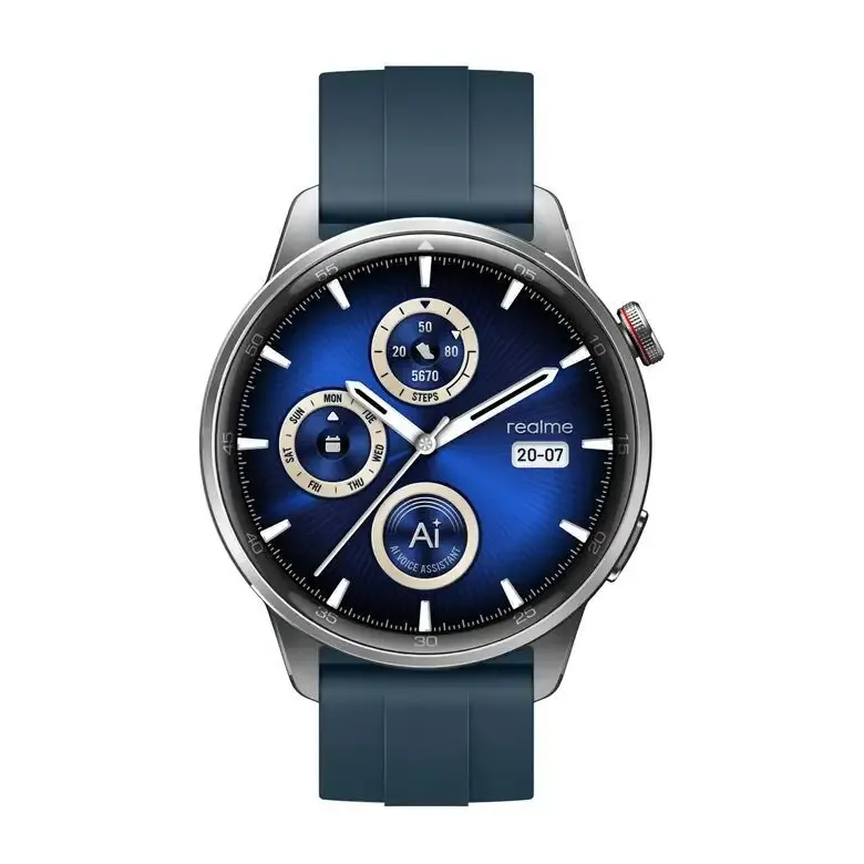 Nuova Collezione realme Watch S2 3,63 cm (1.43") AMOLED Digitale 466 x 466 Pixel Touch screen Argento