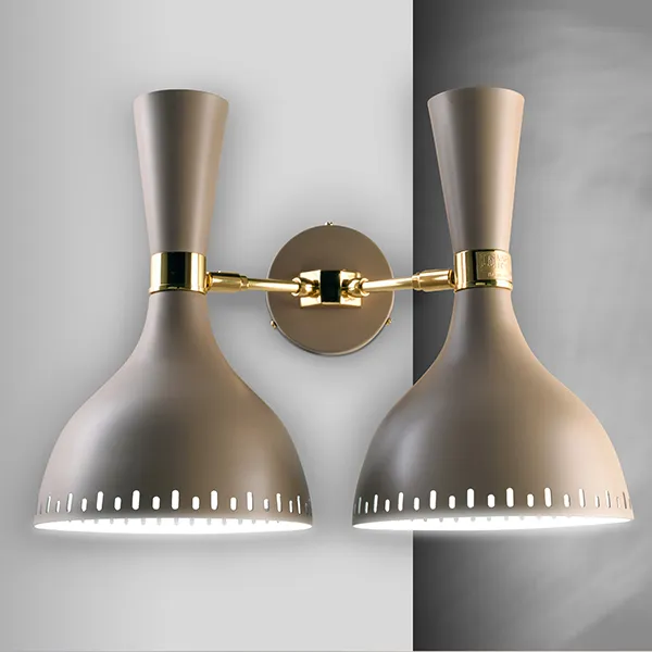 Imbuto applique di design a due luci Pagamento Sicuro