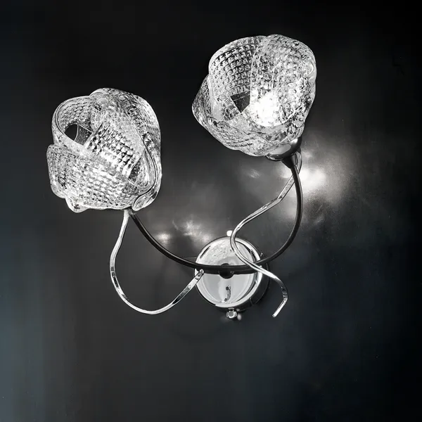 Acquista Ora Gomitoli 2 luci nero applique