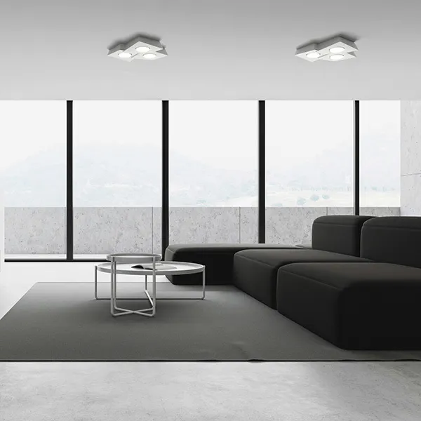 Anchise lampada da soffitto in gesso 3 luci Vendita Finale