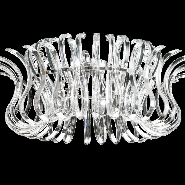 Wave plafoniera elegante e preziosa Reso Gratuito
