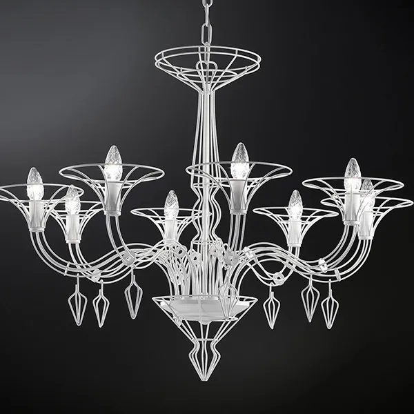 Offerta Del Giorno Dedalo sospensione 8 luci stile veneziano