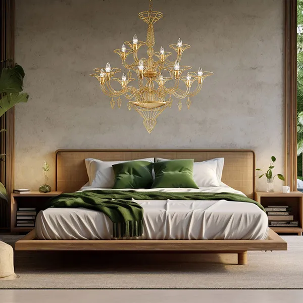 Dedalo sospensione 12 luci stile veneziano Occasione