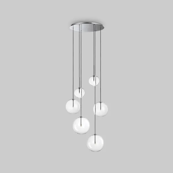 Popolare Equinoxe sospensione design 6 luci