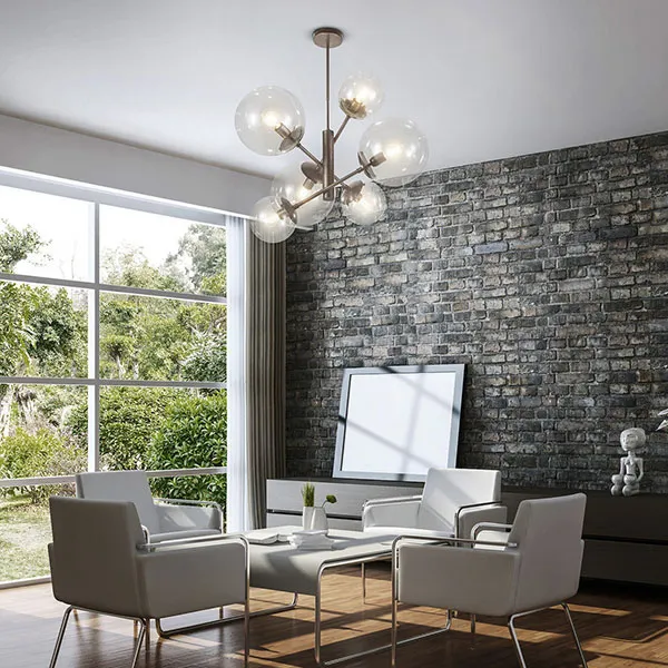 Prezzo Basso Global lampadario 6 luci