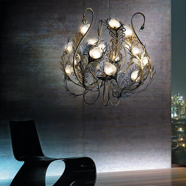Consegna Rapida Musa lampadario 15 luci