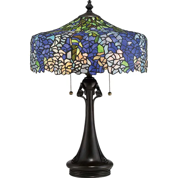 Di Tendenza Cobalt lampada da tavolo Tiffany