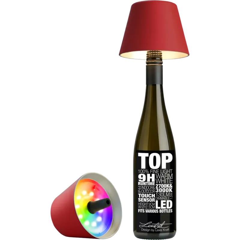 Subito Disponibile TOP - Luce da Esterno,Rosso