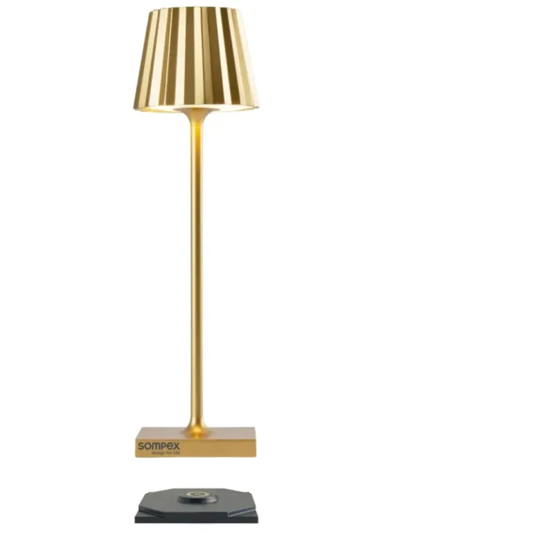 TROLL NANO - Lampada da Tavolo a Batteria,Oro Di Tendenza