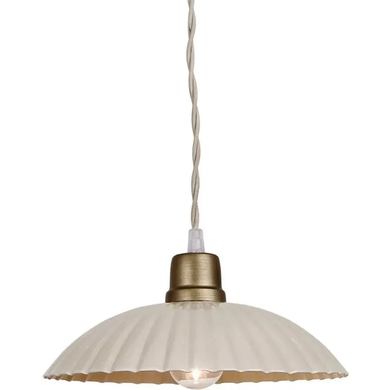 Lampada a Sospensione - Ingrid, Large,Beige Prezzo Di Fabbrica