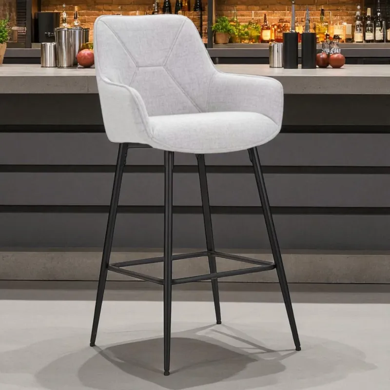 Ultimissimo Modello SGABELLO BAR GRIGIO SET 2 PZ - FERRETTI