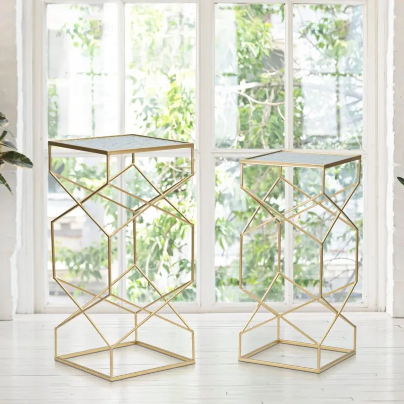 Pagamento Sicuro TAVOLINETTI GLASSY COPPIA - FERRETTI