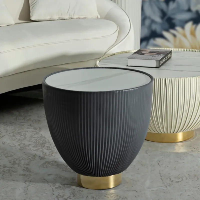 TAVOLINO DA CAFFÈ ELGE CM Ø 46X45 - FERRETTI Soddisfatti O Rimborsati