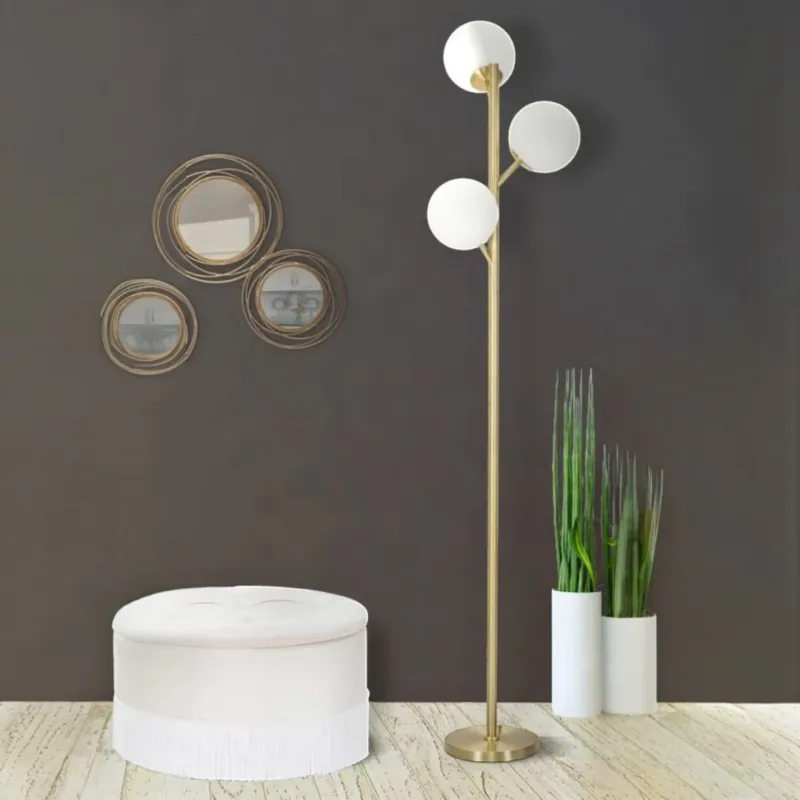 LAMPADA DA TERRA GLAMY 3 LUCI - FERRETTI Ultime Pezzi