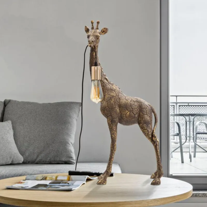 LAMPADA DA TAVOLO GIRAFFA CM 40X22X80 - FERRETTI Acquista Ora