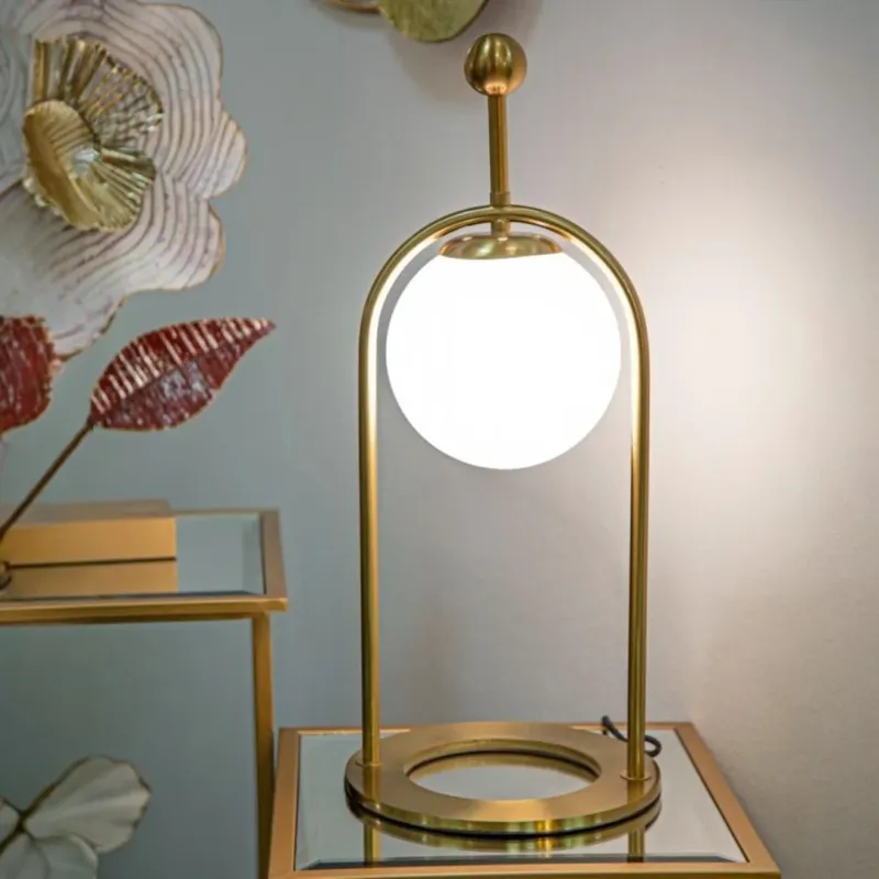 LAMPADA DA TAVOLO GLAMY ARC -B- FERRETTI Saldi